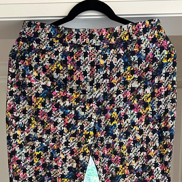 ERDEM straight leg multicolour houndstooth pattern Sidney pants - Size 8. - Picture 2 of 13